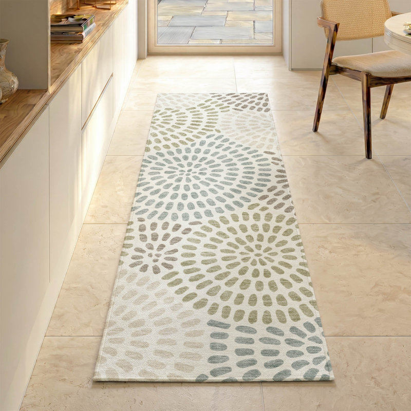 Tapis géométrique lavable à la machine de qualité supérieure Mayfield AMF2492, Copper, 10' x 14'