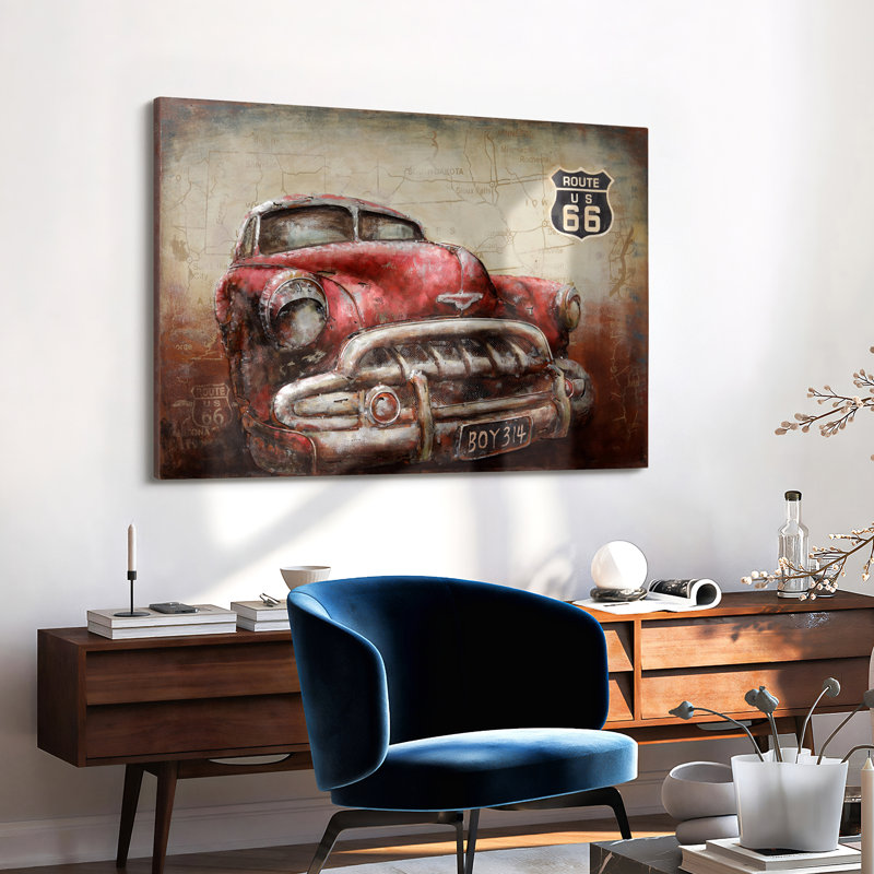 Voiture rouge classique