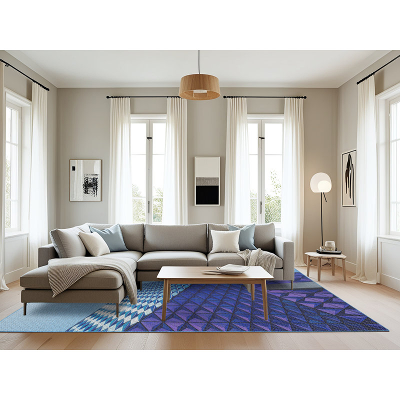 Tapis bleu, Rectangle 8 pi x 10 pi