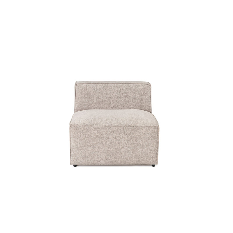 Elegant 1-Seat Sofa, Mocha Color, 32 DNS Foam for Ultimate Comfort | 100% Hornbeam Frame & 100% Linen Fabric | Dimensions: 32.7 x 42.5 x 25.6 inches | Perfect for Living Rooms & Cozy Spaces, Stylish & Durable Design