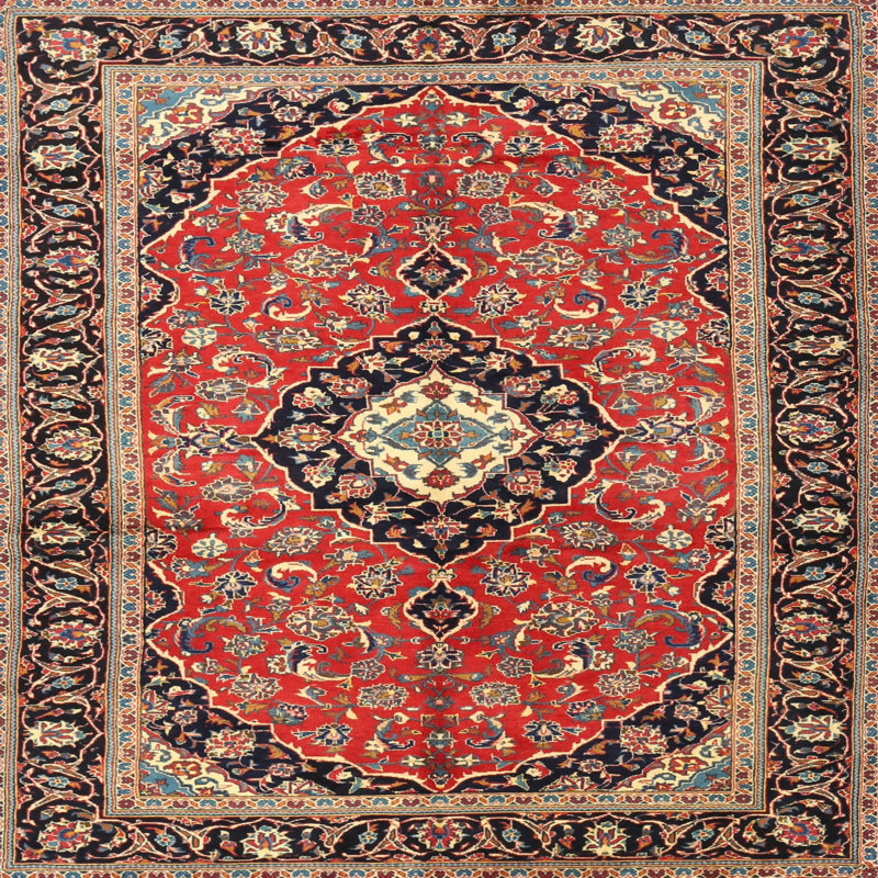 Milosz Oriental Indoor Rug, Square 7'
