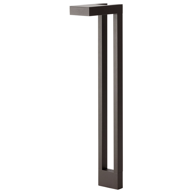 Modern Black Aluminum 22" Outdoor Pathway Light