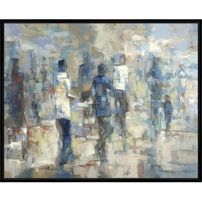Morning Commute - Cadre flottant, reproduction d'art sur toile