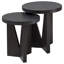 Tables gigognes en bois massif et manufacturé Bodiam