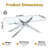 Madlaina Glass Top Single Coffee Table-203751566
