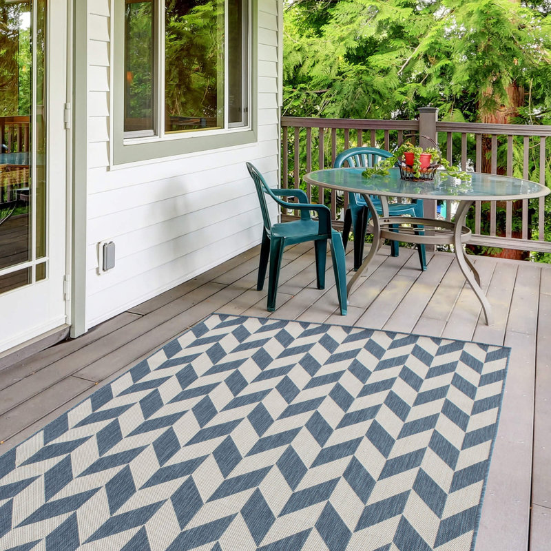 Ecology Collection Rectangle Geometric Kilim Indoor / Outdoor, Rectangle 80 x 150cm