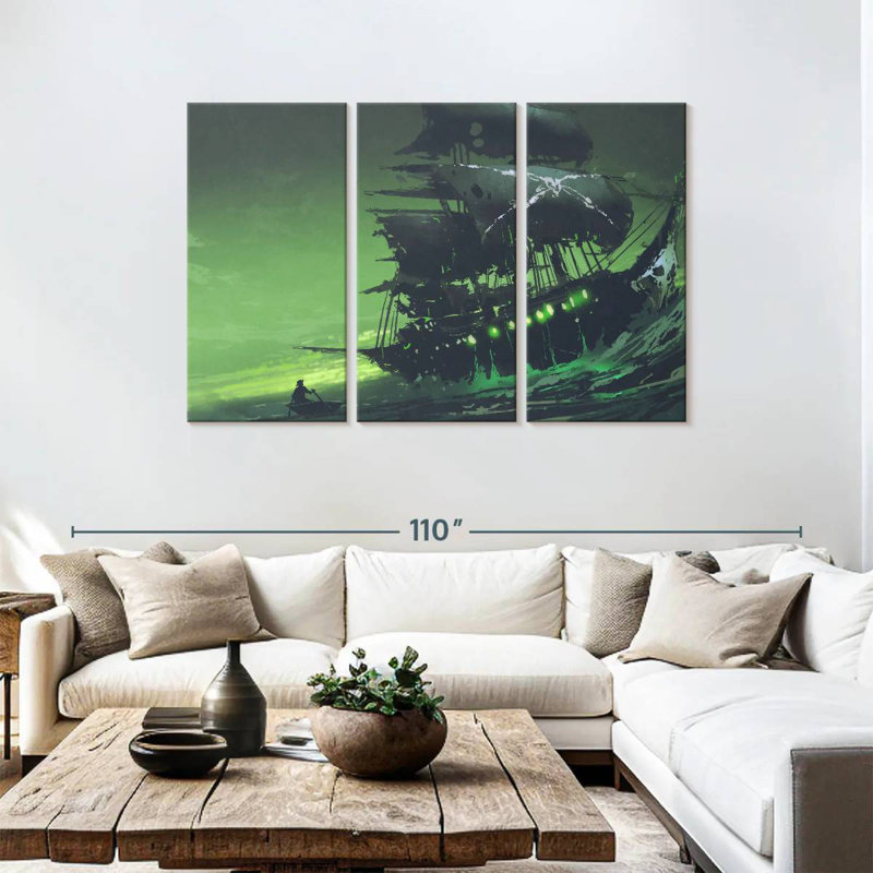 Mehar The Flying Dutchman, 48" H x 74" W