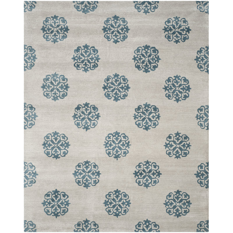 Wyndmere Abstract Wool Hand Woven Area Rug, Rectangle 61 x 91 cm