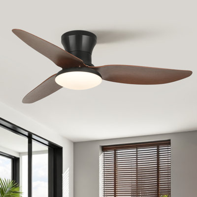 Ventilateur de plafond avec lumières DEL et télécommande Karlena