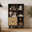 Solid Wood 79 cm W Display Cabinet