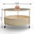 Metal Mesh Coffee Table with Tempered Glass for Living Room, Study Frame & Easy Assembly-1061255784
