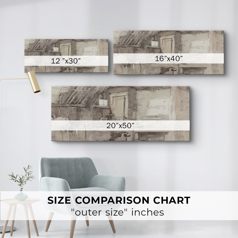 Série abstraite-CM XXIX - Toile tendue avec châssis - Prêt à accrocher