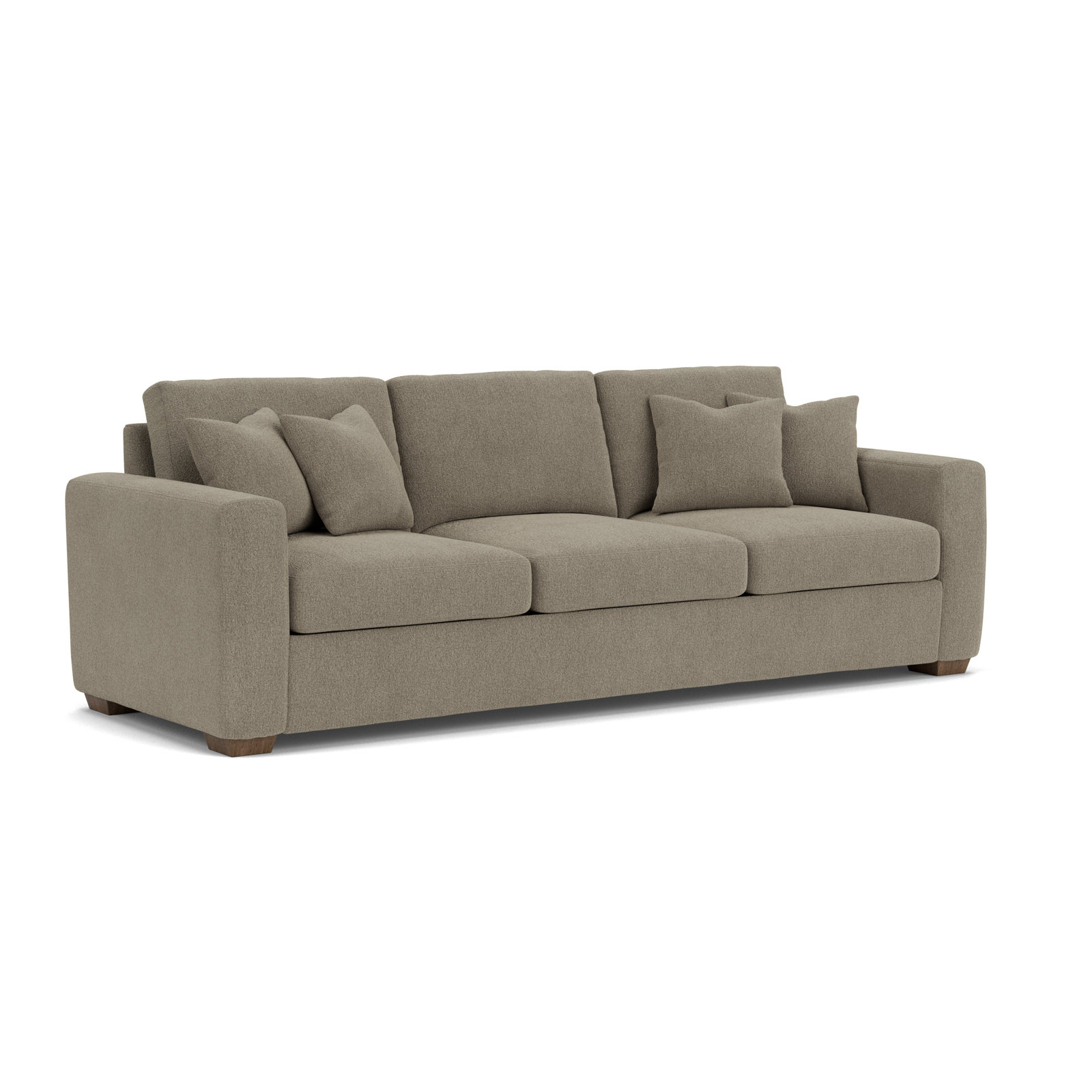 Anaiza 104'' Upholstered Sofa, Dark Gray Polypropylene/Olefin, 37" H x 104" W x 41" D