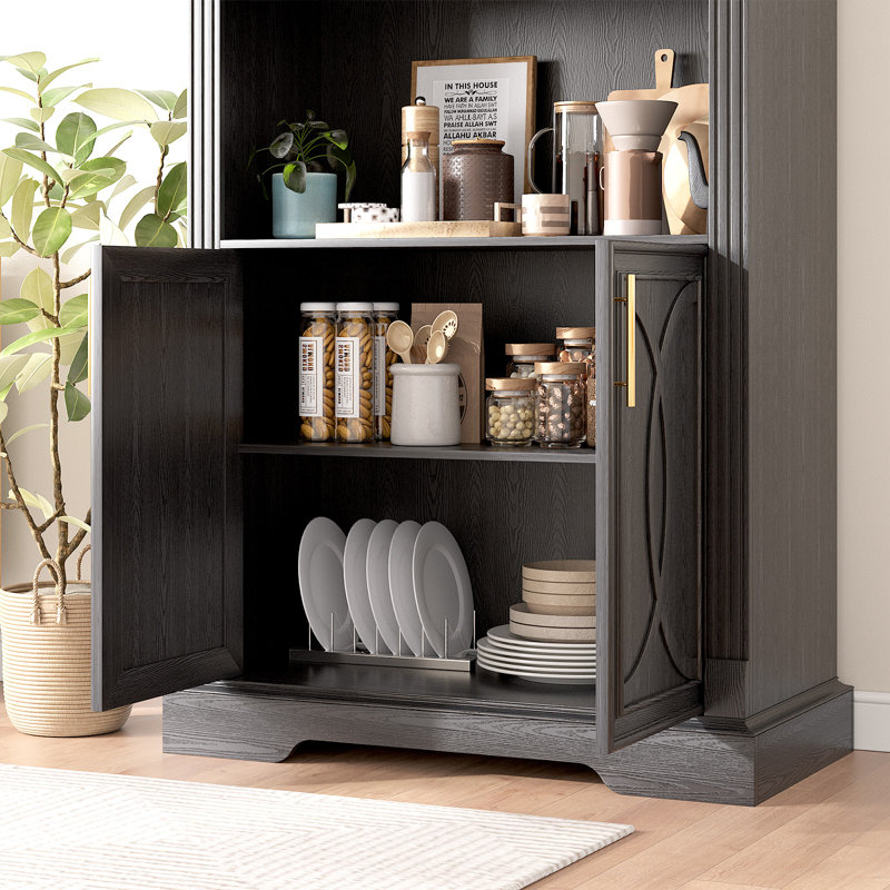 Armoire de rangement Arch, Noir