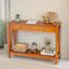 107Cm 2 Tier Console Table with Storage Drawers Entryway Hallway Tables Living Room