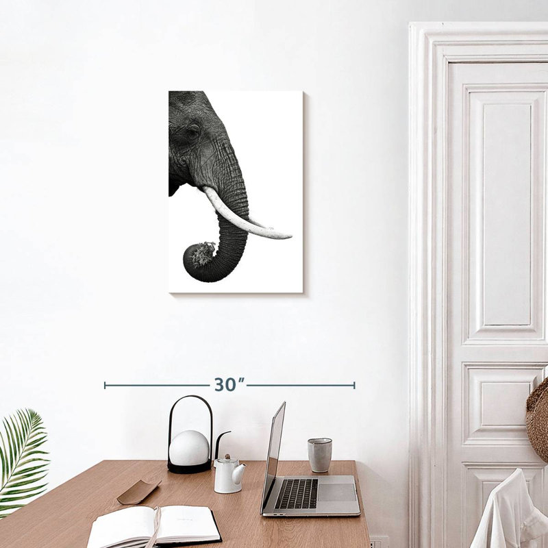 Brampt Elephant Tusk, 24" H x 16" W