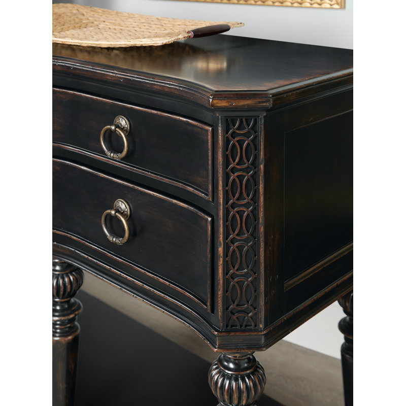 Charleston Black Cherry 5-Drawer Console Table