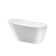55.3" X 28.3" Freestanding Soaking Bathtub