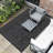 Reversible Outdoor Area Rug – Waterproof & UV Resistant Plastic Carpet – Modern Gray Design – Easy to Clean – 8*10ft-895378014-895378012