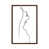 Toile avec cadre en bois brun classique n'est pas disponible