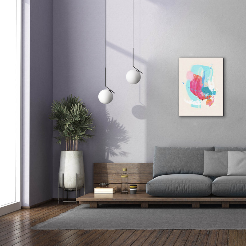 «Glitter No 1» par Suzanne Nicoll, art mural sur toile, H 34 po x l 26 po x P 1,5 po