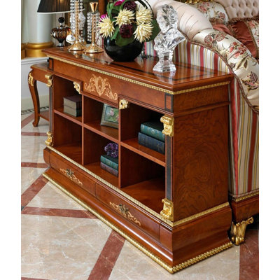 Leonor 59.06 " W Beech Solid Wood Sideboard