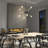 Kahliyah 8 - Light Dimmable LED Sputnik Sphere Chandelier