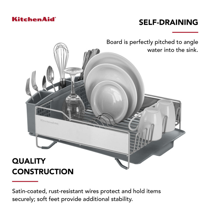 Adjustable Stainless Steel Dish Rack