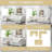 Latitude Run® 130" Modular Chenille Sectional Sofa Cloud Couches, Convertible Oversized Sectional Sleeper Sofa Bed-1844527625