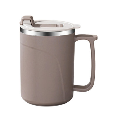 Stainless steel cup 400ml Stainless Steel Mug Insulated Tea Cup With Lid And Handle Insulated Tea Cup With Lid Coffee Mug