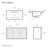 Classe 48" Wall-Mounted Bathroom Vanity in Black Oak with 3-Hole Widespread Sink Top-107130472-107130471-121543724
