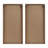 Two-tone 2-piece Wood Panel Wall Decor Set