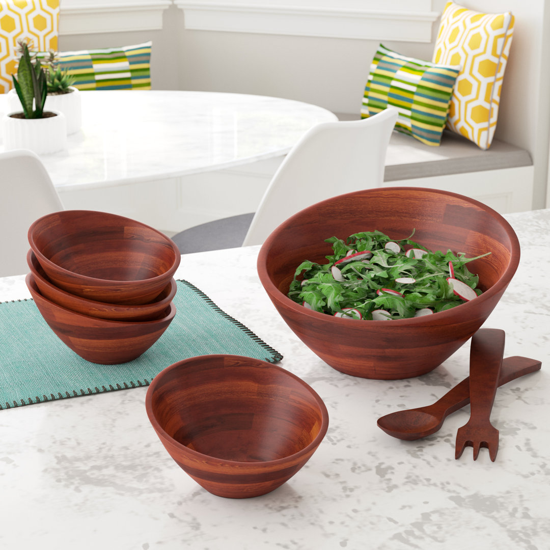 George Oliver Billie-Jo Wood Bowl (Set of 7) George Oliver