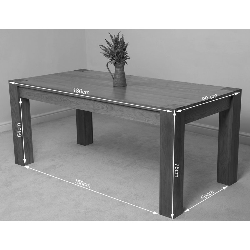 Hagan Oak Solid Wood Dining Table