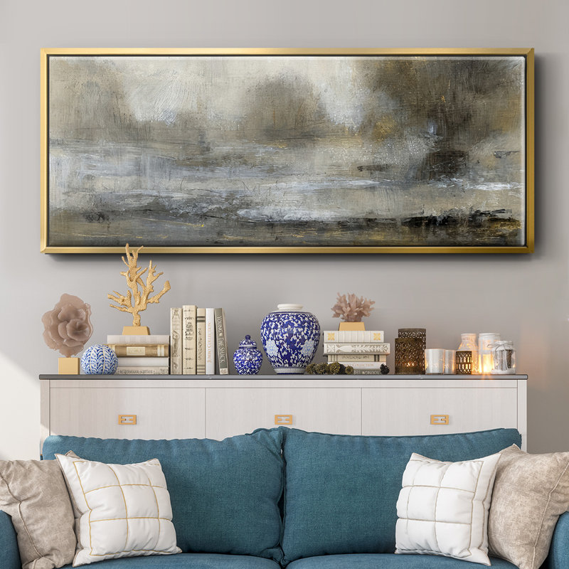 Gilt Landscape I- Framed Canvas