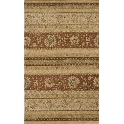 Imperial Court Hand-Tufted Brown/Tan Area Rug