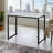 Antique-style Black And White Color-blocked Writing Desk, Classic Finish Exudes Retro Style.