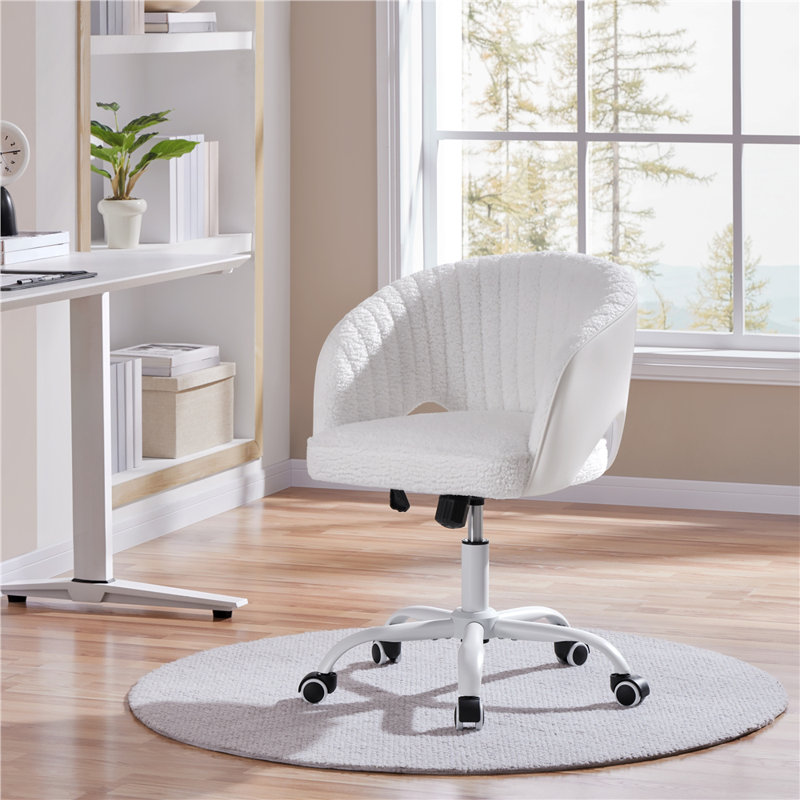 Boucle Office Chair
