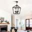 Farmhouse Lantern Chandelier 5-Light Industrial Ceiling Fixture