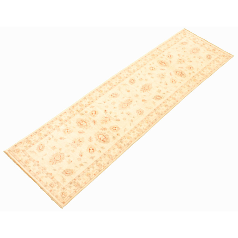 Tapis de couloir unique en laine noué à la main de style nouvel âge 2 pi 7 po x 9 pi 7 po Gweneviere