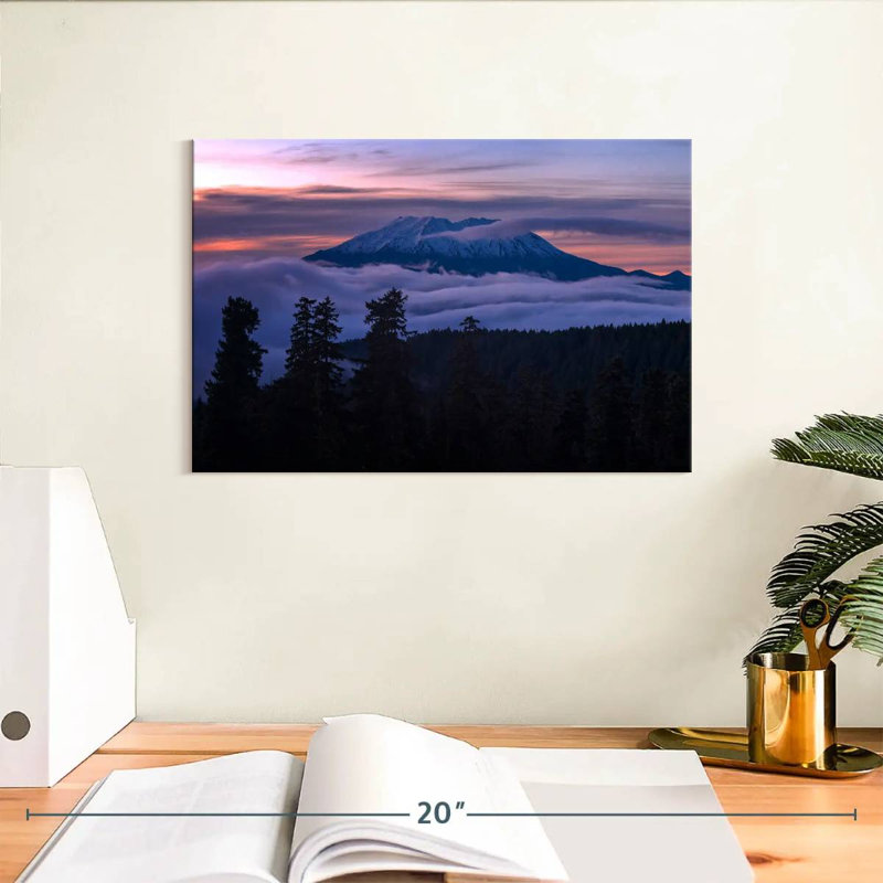 Volcan Alvord Mount St Helens, H 8 po x l 12 po