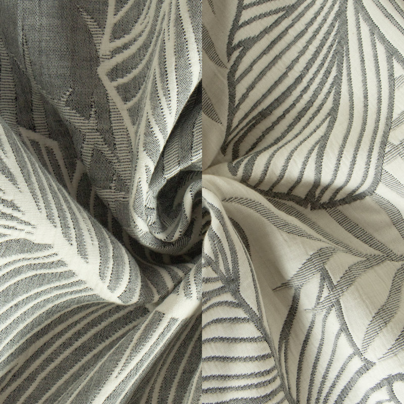 Couverture de lit 3 couches en coton, courtepointe douce et respirante pour adultes - NTBAY, Pois gris, Lit simple