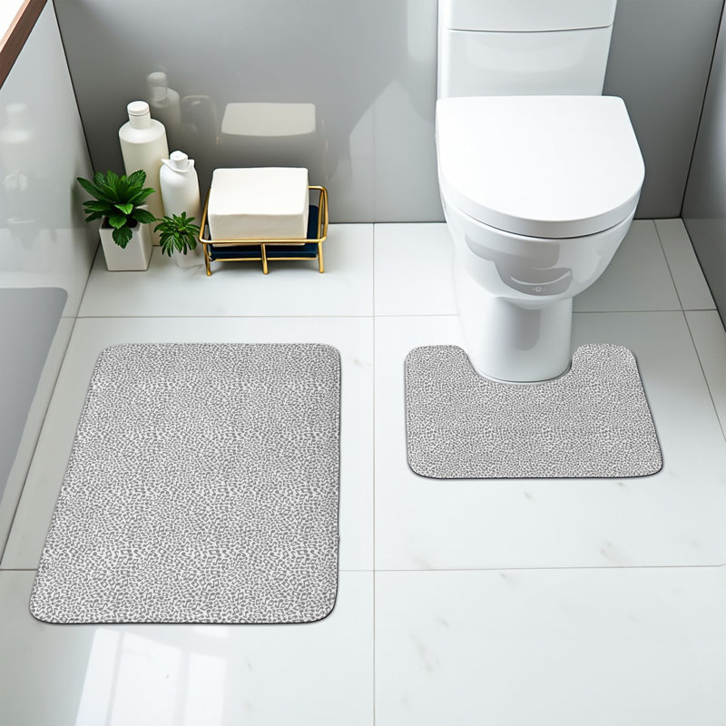  Ensemble de tapis de salle de bain 2 pièces Music