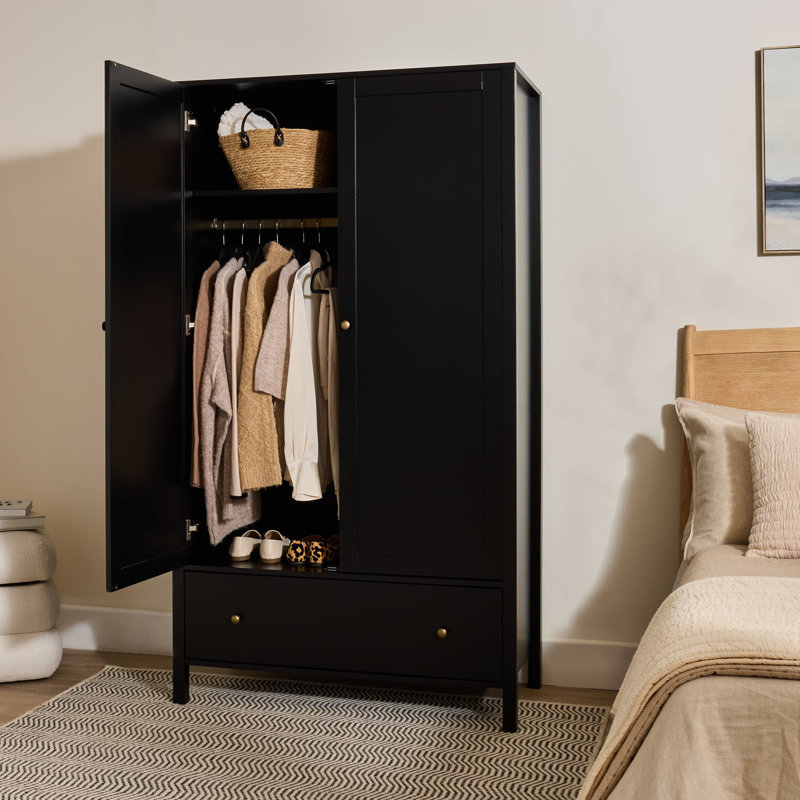 2 Door Manufactured Wood Wardrobe
