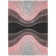 San Francisco 3D Textured Blush/Light Green/Black Rug