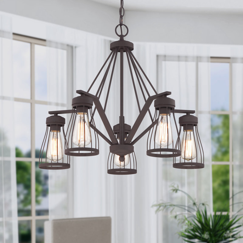 Aberforth 5 - Light Dimmable Classic / Traditional Chandelier
