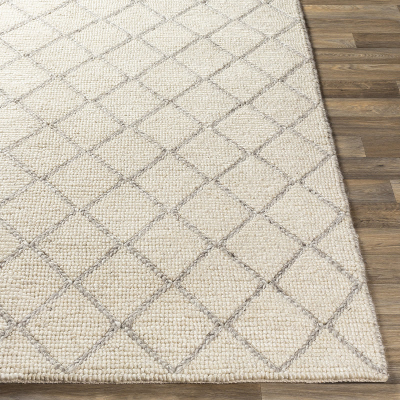 Tapis géométrique tissé à la main Wexler, Rectangulaire 2 pi x 3 pi