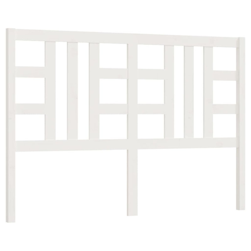 Neiges Solid Wood Slat Headboard, Single (3'), White