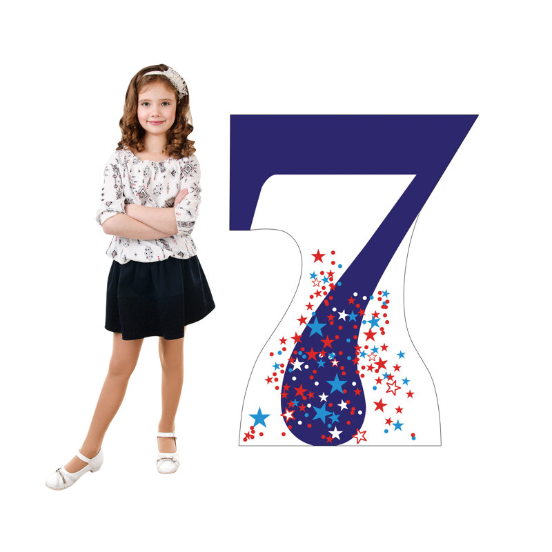 Number 36'' Cardboard Standup