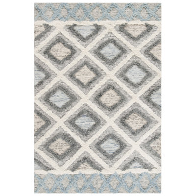Kenya Hand Tufted Wool Geometric Rug